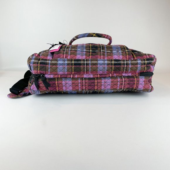 Vera Bradley Lay Flat Weekender Cozy Plaid - Picture 5 of 12